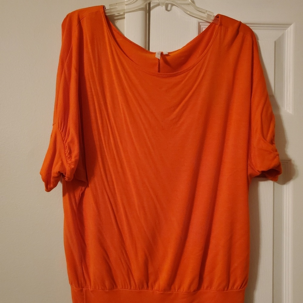 Dots Orange Top